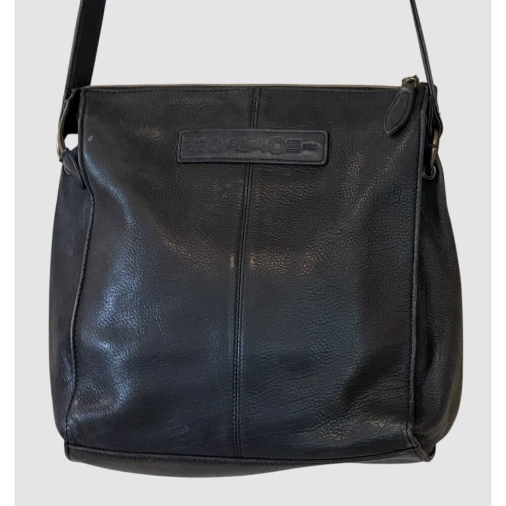 Fossil 1954 Women's Black Leather Crossbody Bag Y2K No. 76082 - Picture 4 of 13